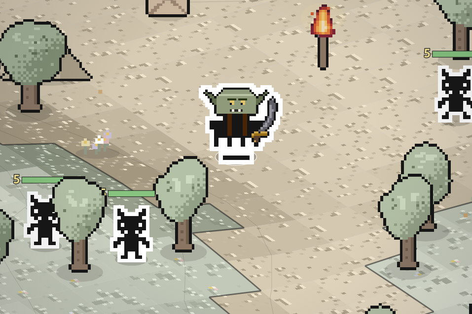 A Friend wearing a Grumblin head and an inkcoal satchel at the Grumblin camp