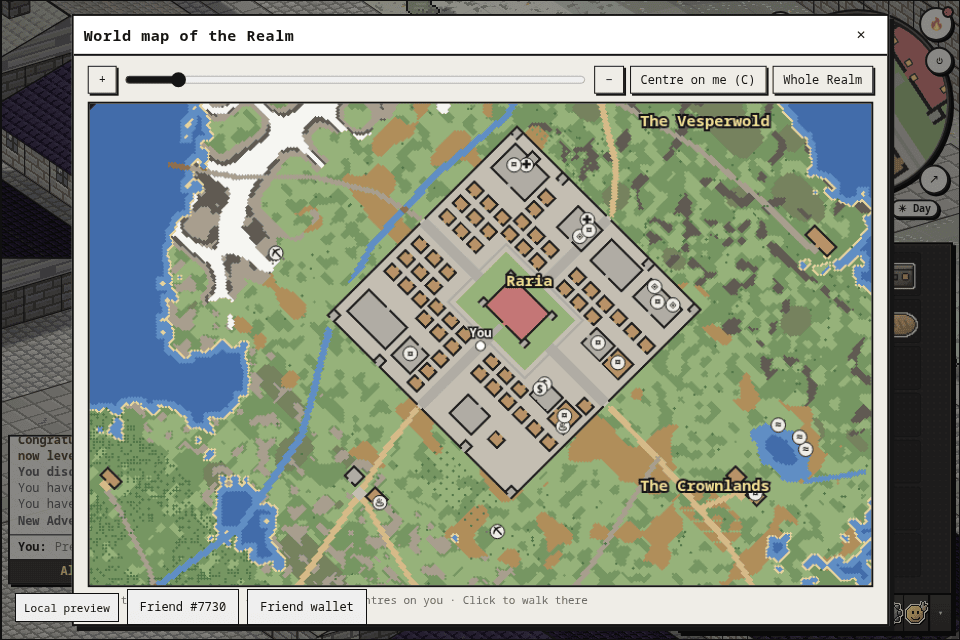 The world map over the capital of Raria: a great walled city of houses and offices round the palace and its gardens, the Vesperwold to the north, the Crownlands to the east, the Silent Peaks' snow to the west