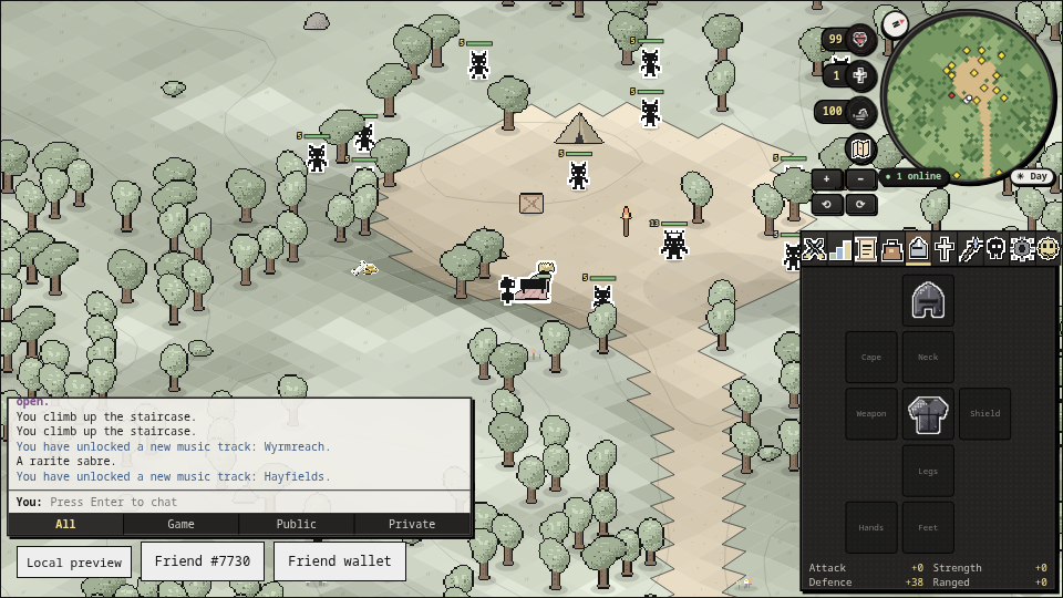 The Grumblin camp in Whisperwood